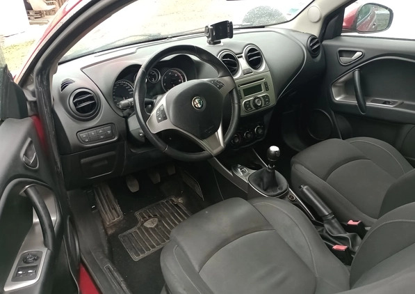 Alfa Romeo Mito cena 7200 przebieg: 240000, rok produkcji 2012 z Warszawa małe 22